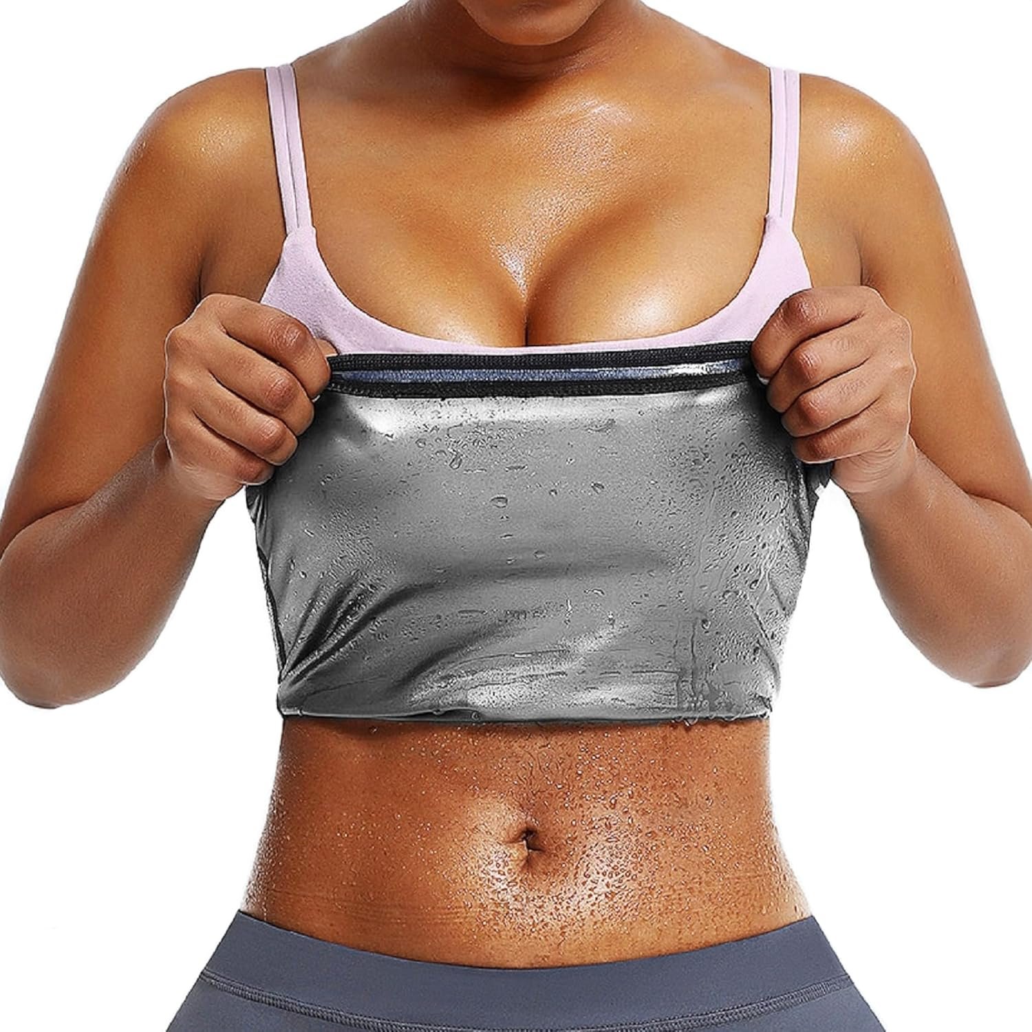 huiming Sauna Suit Waist Trimmer for Women Waist Trainer sweat band for stomach Belt Lower Belly Plus Size