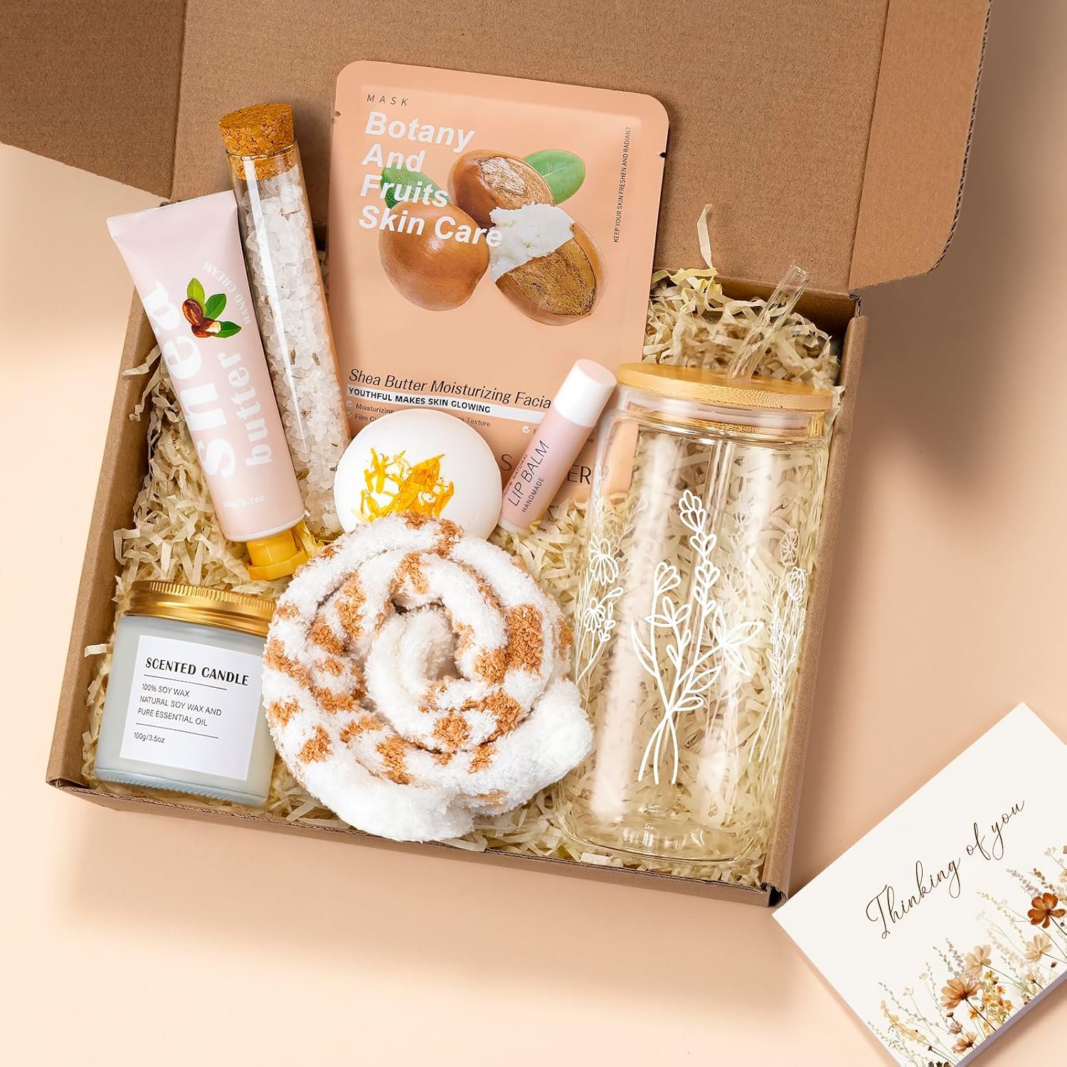 Mothers Day Gifts for Mom, Self Care Gifts for Women Get Well Soon Gift Care Package, Thinking of You Box for Women Relaxing Spa Feel Better Gift, Mental Health Stress Relief Box for Sister Friends