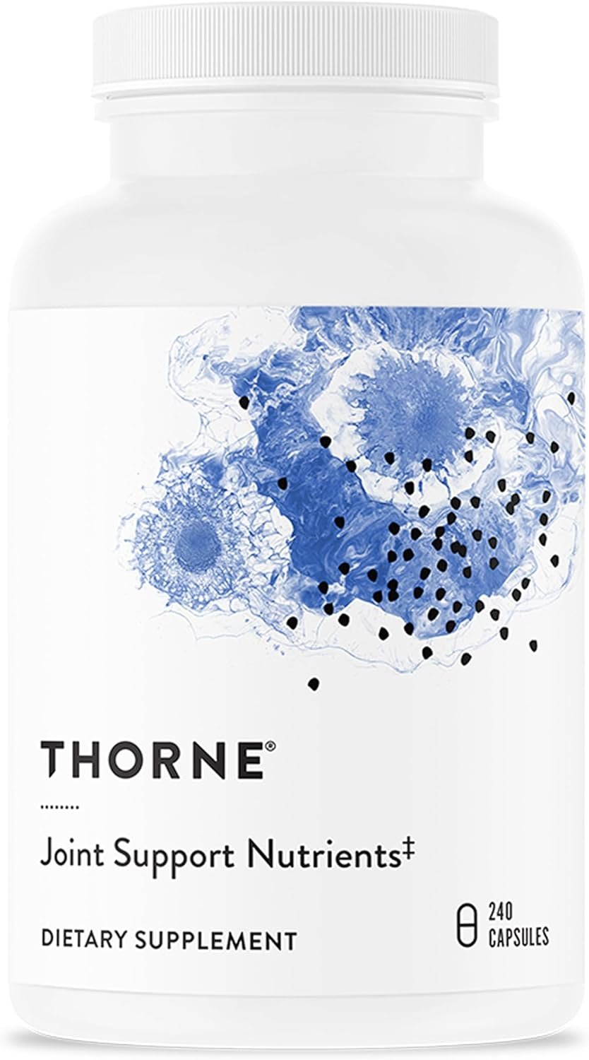 THORNE – Joint Support Nutrients – Formulated with Glucosamine, MSM, Curcumin, Bromelain, Boswellia & Potassium for Joint Support* – Third-Party Certified – Gluten, Dairy & Soy-Free – 240 Capsules