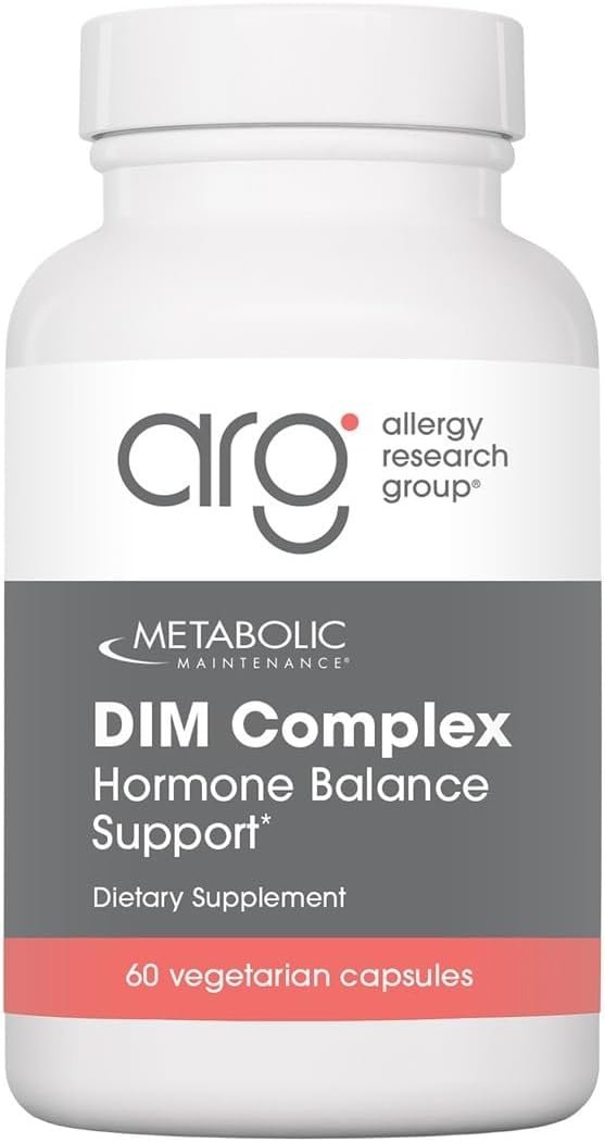 Metabolic Maintenance DIM Complex with NAC, 60 Capsules | DIM with NAC and Calcium D-Glucarate for Estrogen Metabolism Support, Vegetarian Formula