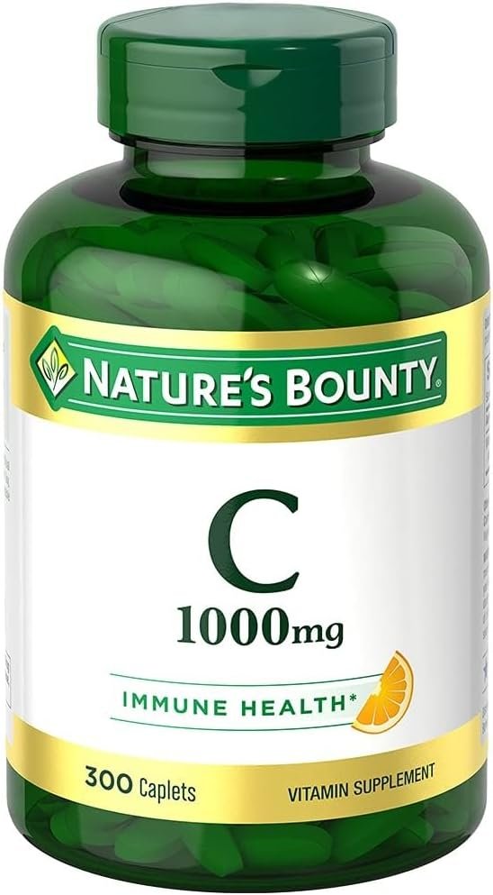 Nature’s Bounty Vitamin C 1000mg, 300 Vegetarian Caplets