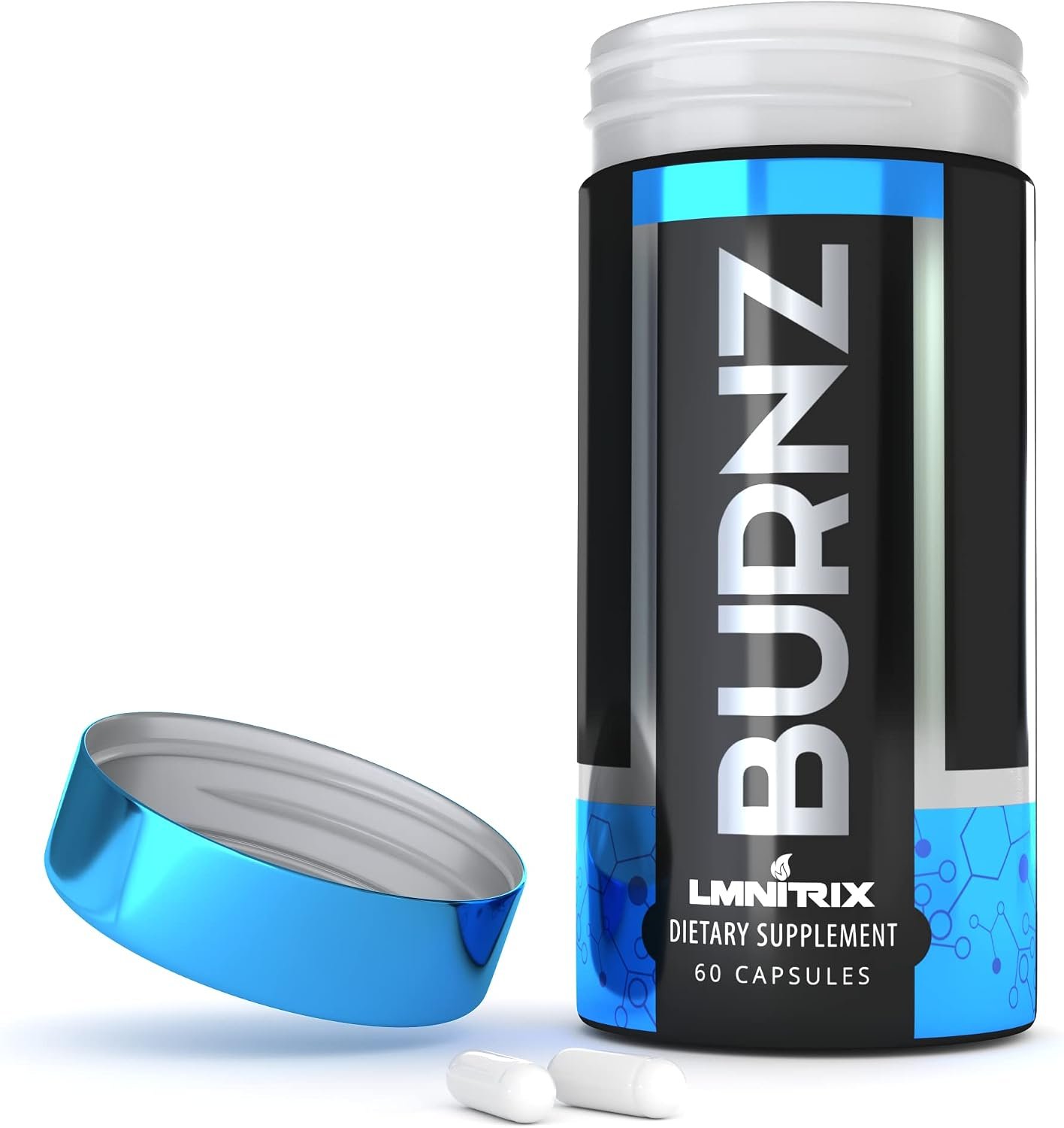 Burnz EXT – Extreme Thermogenic Fat Burner – Powerful Weight Managment Aid, Stronger Than Most Diet Pills – True Plateau Destroyer – Lose Weight Fast for Men and Women – Real Results – 60ct