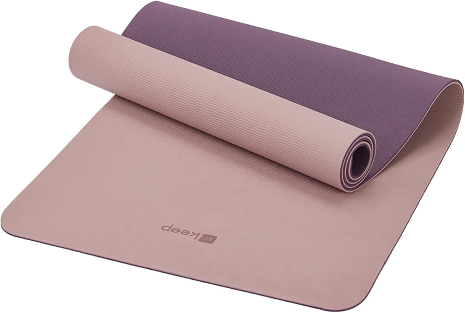 KEEP Yoga Mat 7mm Thick Non Slip – Extra Cushion TPE Exercise Mat for Home Workout & Pilates, Eco Friendly Knee Protection, 72″x24″ Large Fitness Mat with Carrying Strap