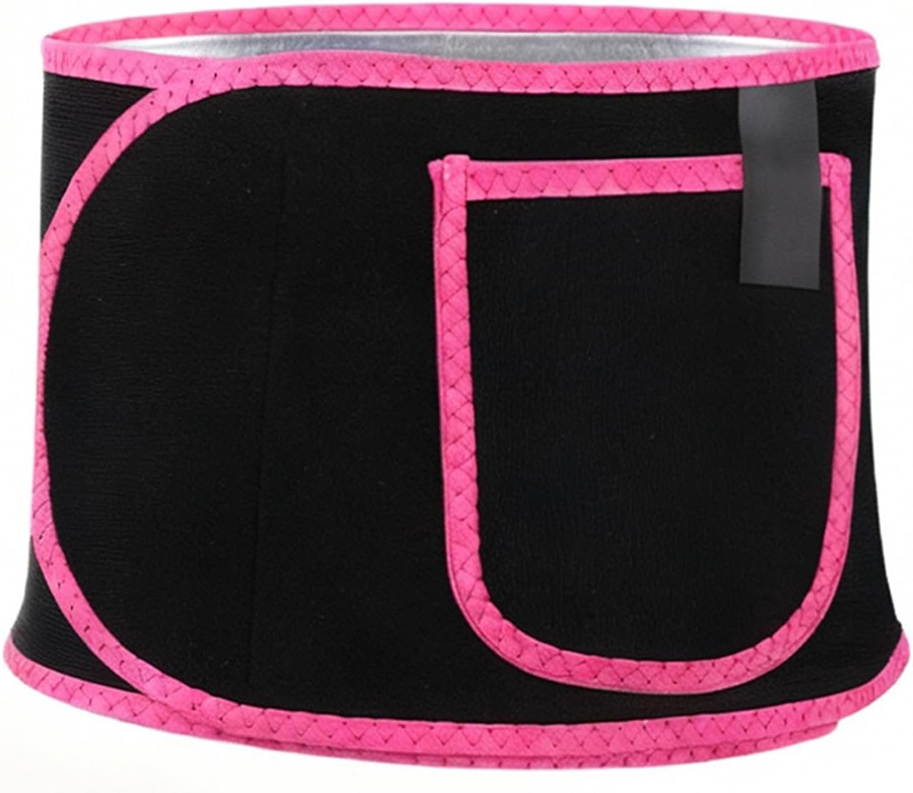 Waist Trainer for Women, Elastic Sweat Band for Belly Fat Red | Workout Waist Trimmer Belt, Heat Retention, Slimming Stomach Wrap, Easy to Clean