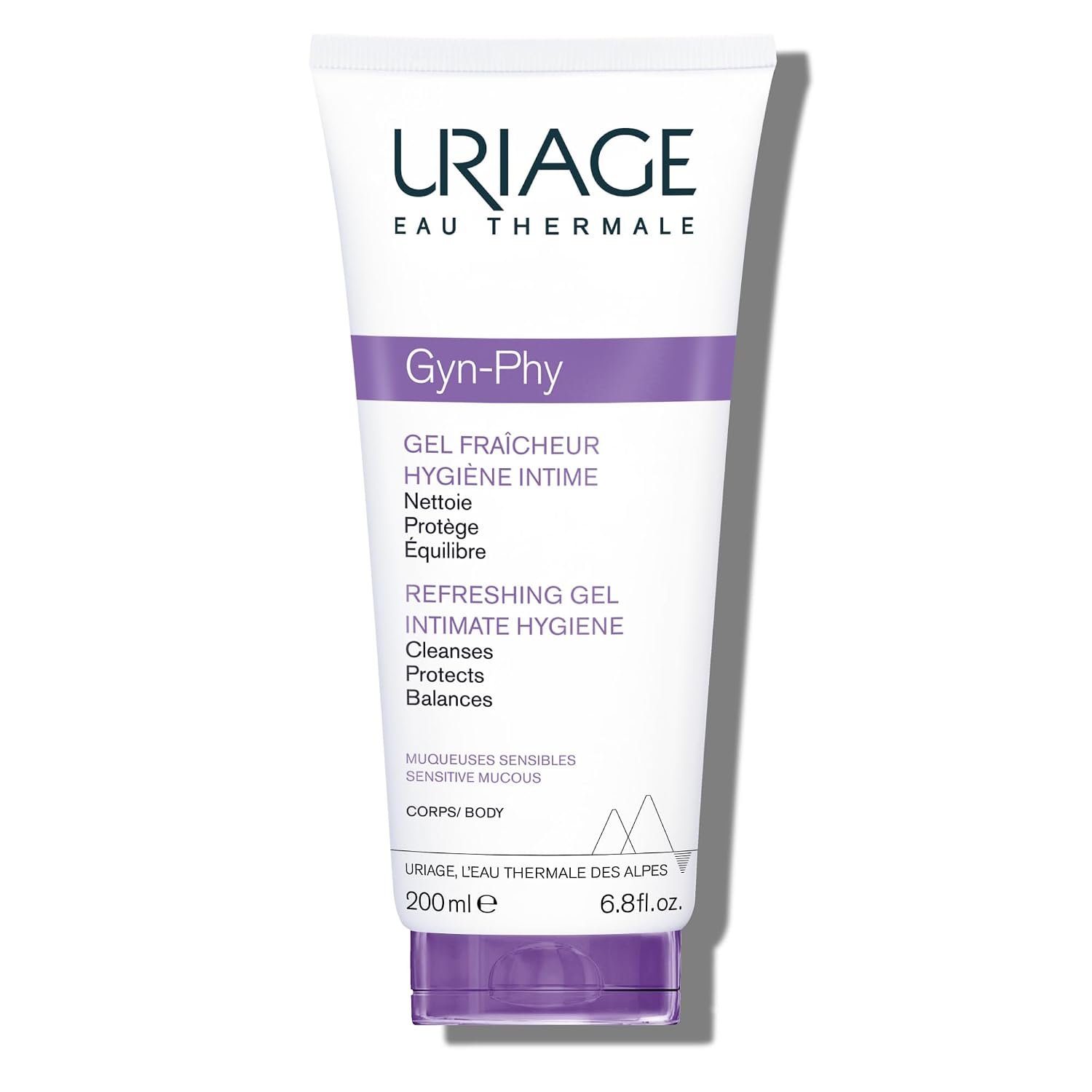 Uriage Gyn-Phy Feminine Wash, pH Balanced Refreshing Gel For Intimate Area
