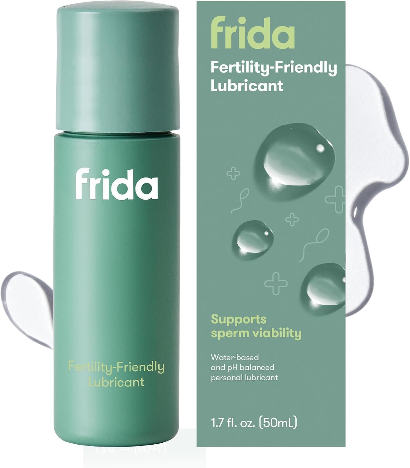 Frida Fertility Lubricant, Conception-Friendly Water Based Lube, 1.7 Fl Oz