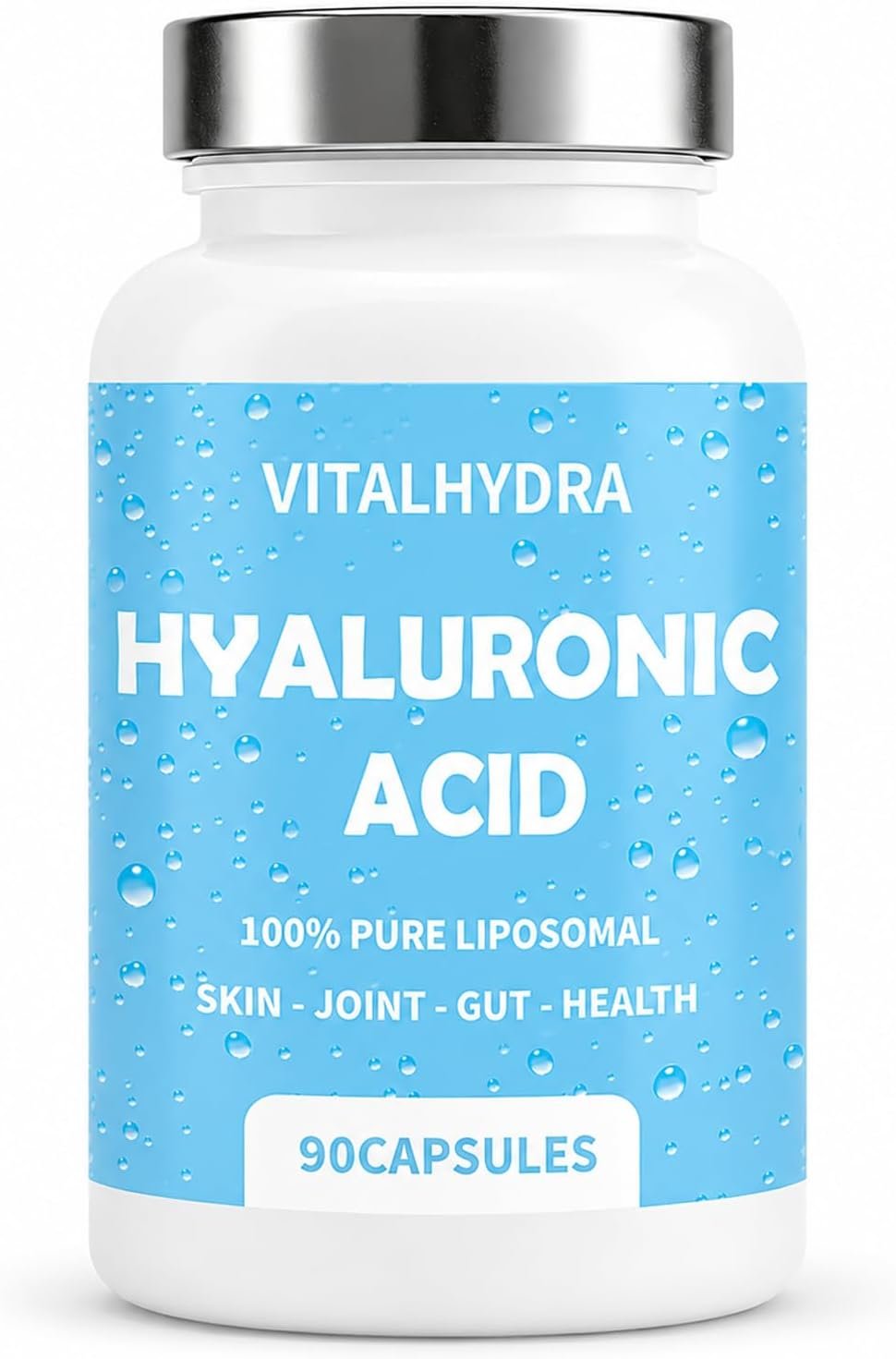 Hyaluronic Acid, Hyaluronic Acid Joint Supplements Capsules, Non-GMO and Gluten Free, 90 Capsules (1 PCS)