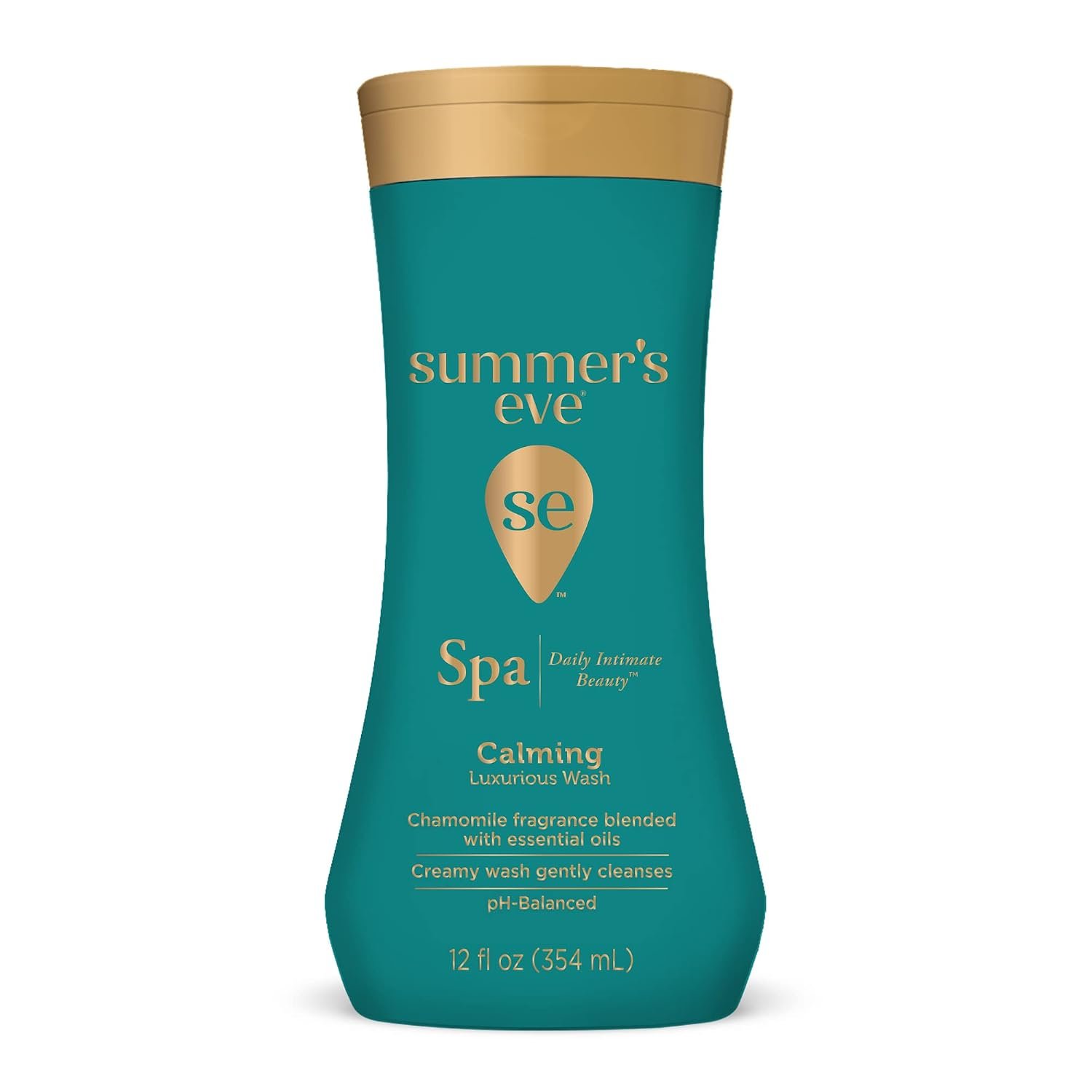 Summer’s Eve Spa Calming Daily All-Over Feminine Wash, 12 Fl Oz, pH Balance Feminine Wash Formulated to Remove Odor
