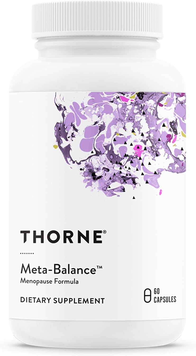 THORNE – Meta-Balance – Support for Women During Menopause – Gluten, Dairy & Soy-Free – 30 Servings