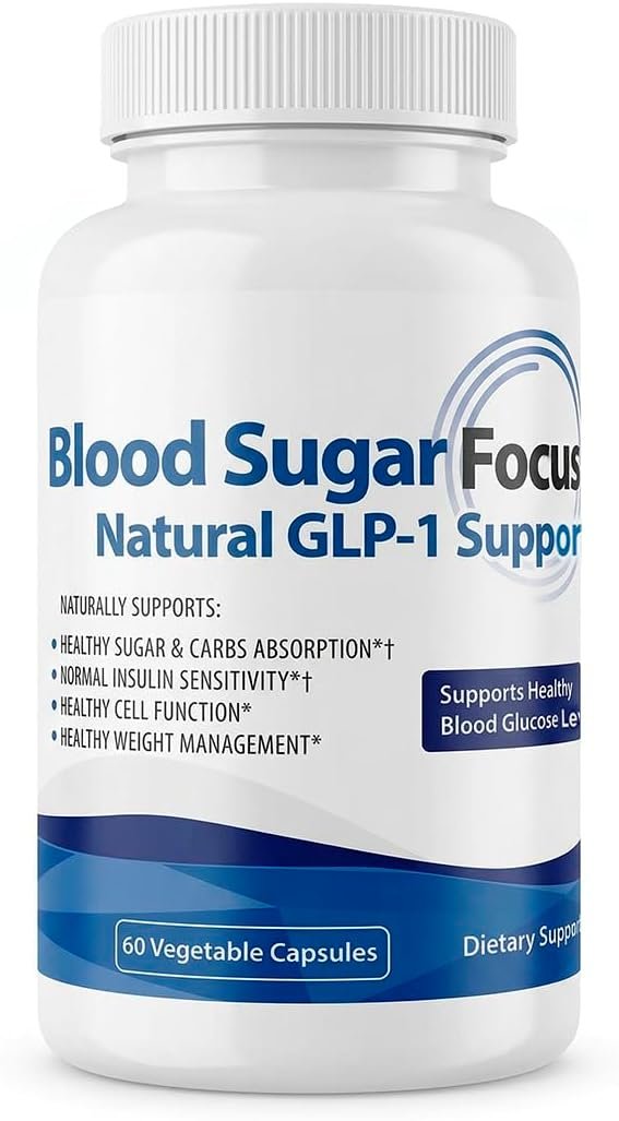 JJ Smith Sugar Focus Glucose Support Complex for Cravings & Energy | Eriomin, Cinnamon Bark, Chromium Picolinate & Alpha Lipoic Acid, Supports glucose balance, cravings and healthy energy