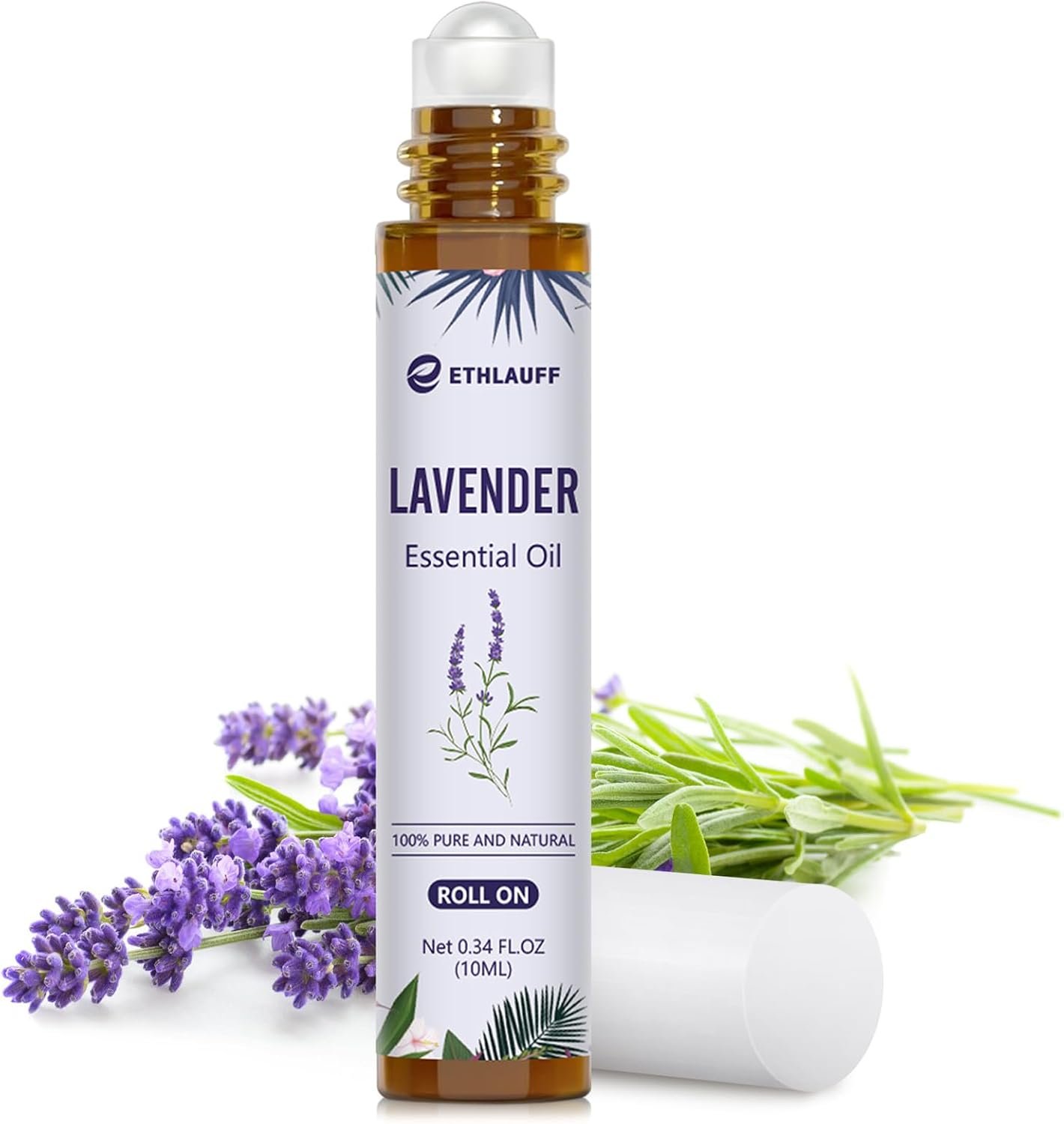 Lavender Essential Oil Roll On, Lavender Touch Essential Oil – 10 mL Roll On for Sleep and Relaxation