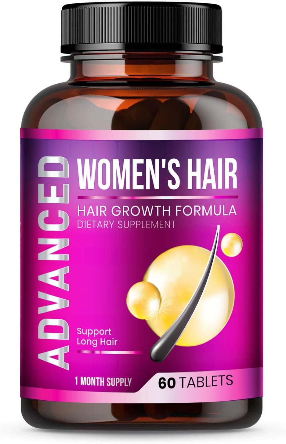 Hair Growth Vitamins for Women – Hair Vitamins for Thinning Hair for Women .Regrow & Regrowth Hair Supplement with Dht Blocker,Biotin & Saw Palmetto for Women.Volumize,Thicker,Longer Hair.