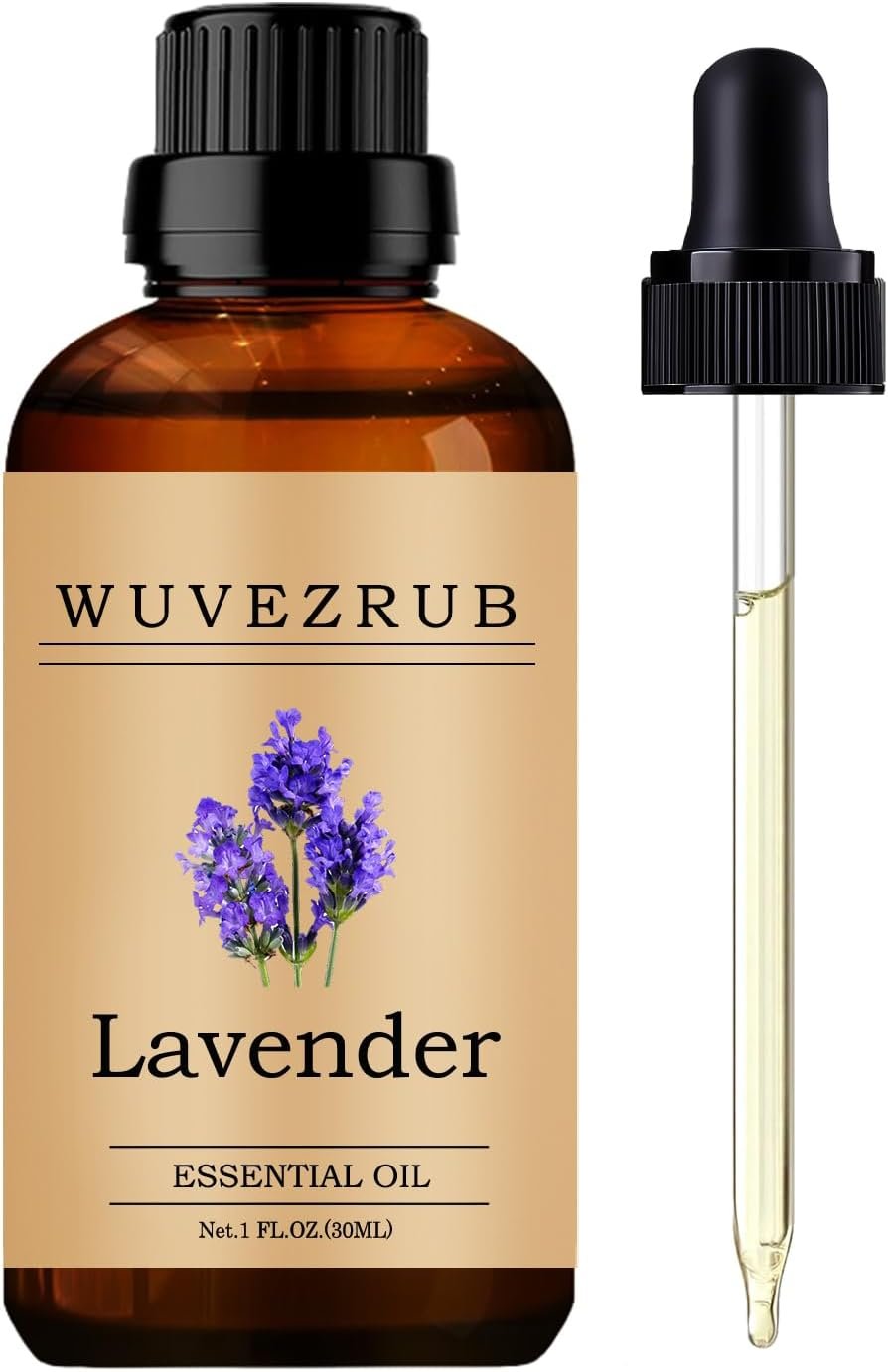 Lavender Essential Oil for Diffuser, Aromatherapy & DIY-30ml | Pure natural lavender oil; ideal for diffuser aromatherapy, candle & soap DIY, home freshening & body massage, 1.01 fl oz
