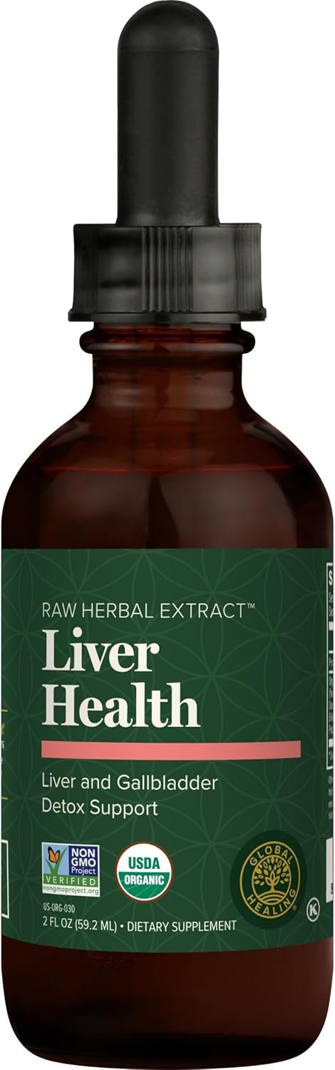 Liver Health Milk Thistle Supplement, Dandelion, Detox & Gallbladder (2 Oz)