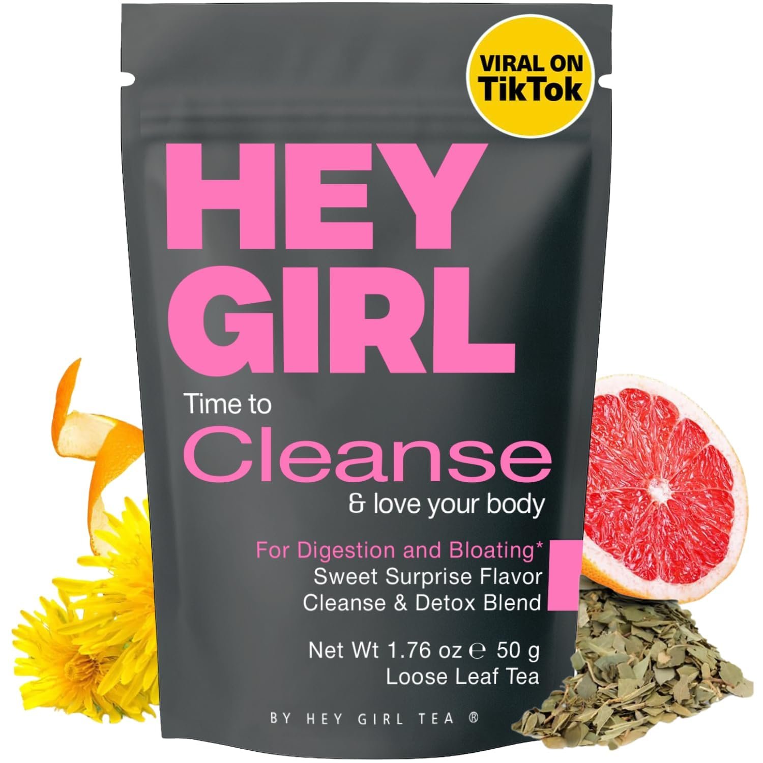 Detox Tea for Bloated Belly & Digestion | Loose Leaf Herbal Tea | Body and Colon Cleanse with Milk Thistle, Burdock Root, Senna Leaf | Digestive & Flat Tummy Tea | Natural Laxative