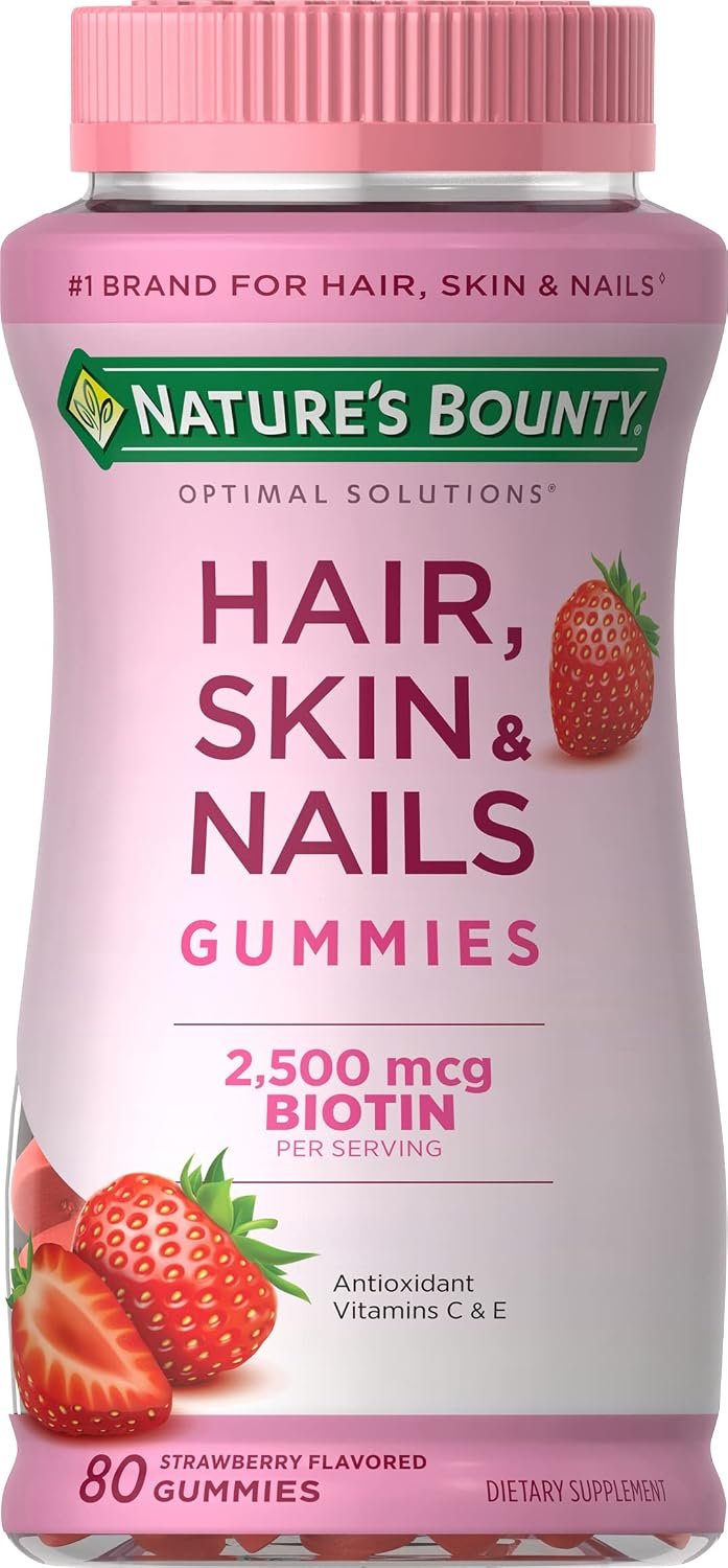 Nature’s Bounty Optimal Solutions Hair, Skin & Nails Vitamin Gummies