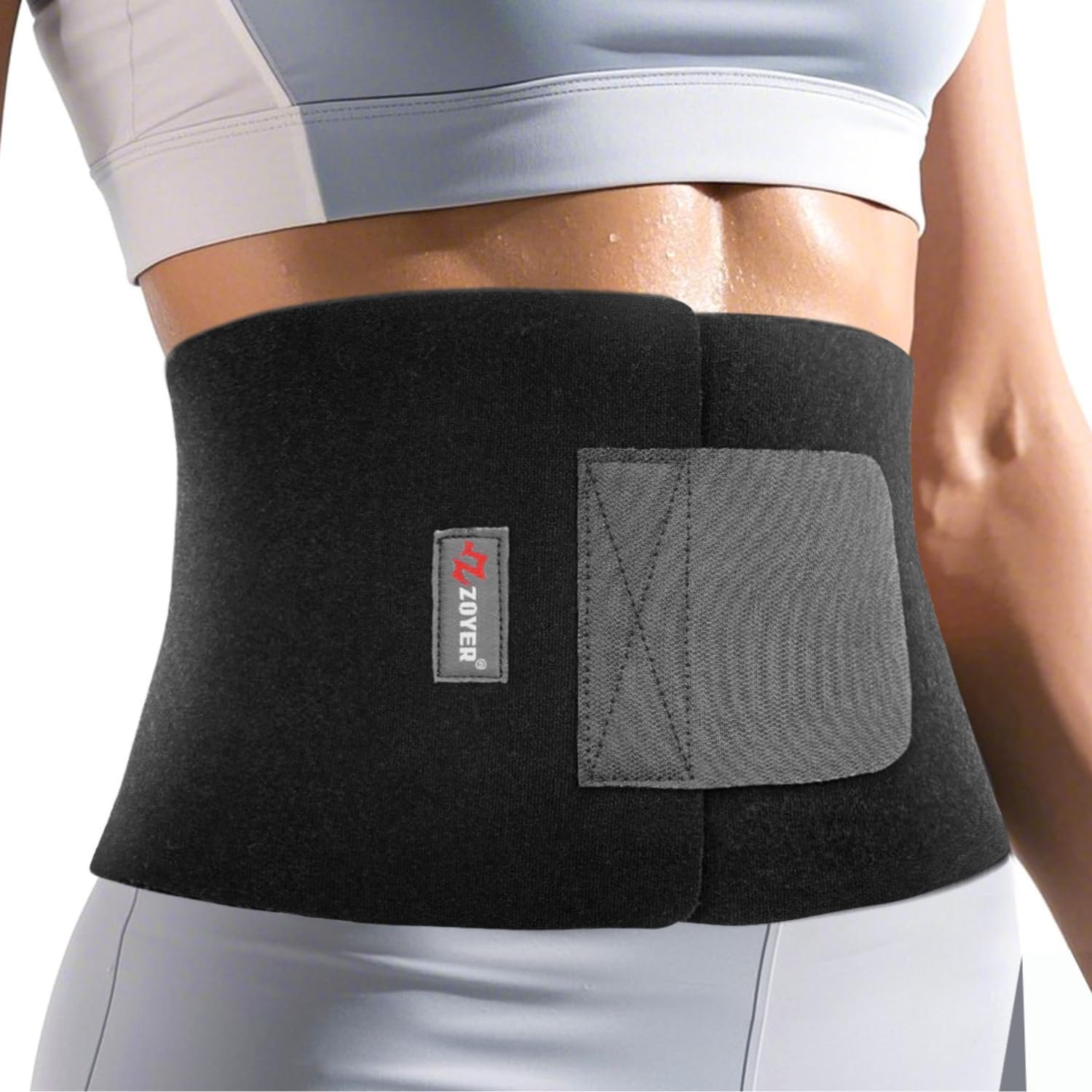 Sweat Waist Trainer for Women, Latex-Free Sauna Band, Exercise Sweat Belt | OEKO-TEX Certified Sweat Band for Workout, Safe for Sensitive Skin, Ultra-Stretchy, Tummy Control, Daily Wear