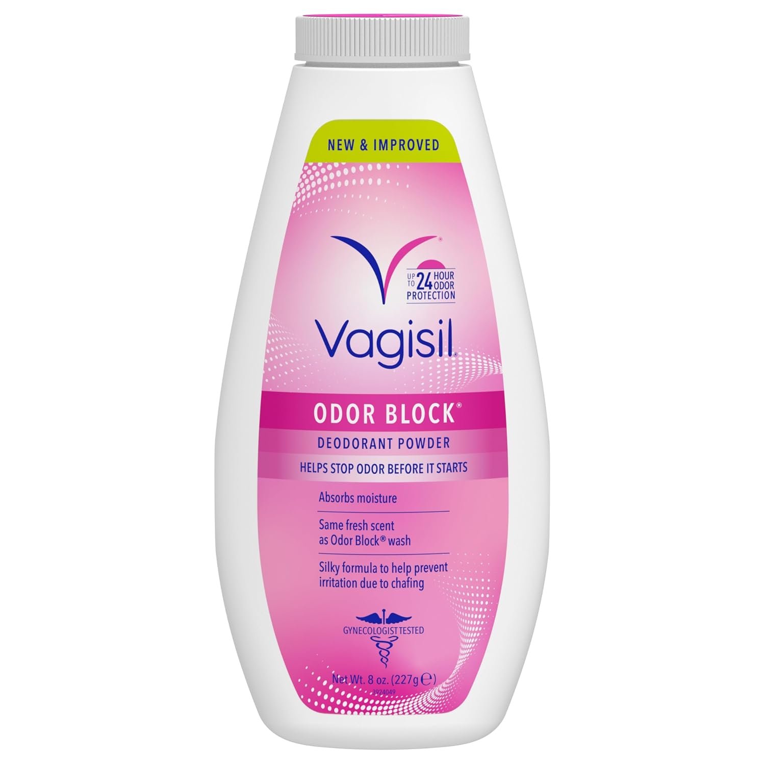 Vagisil Odor Block Deodorant Powder for Women, Helps to Prevents Chafing, Talc-Free, 8 Ounce (Pack of 1) | Vagistat 1-day yeast infection treatment with tioconazole. Helps relieve itching, irritation, same as Monistat ingredient.