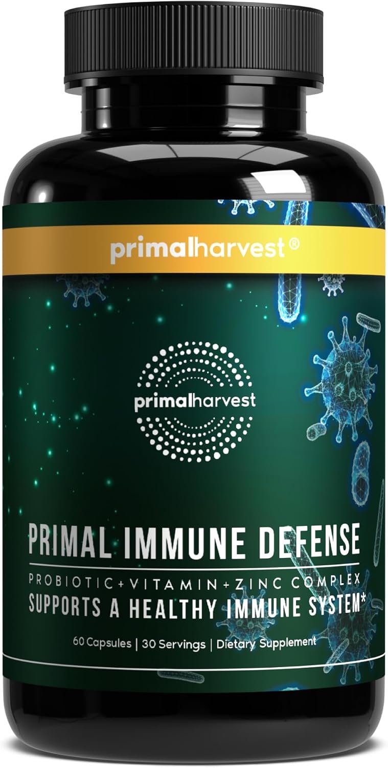 Primal Harvest Immune Defense – Daily Supplement, Gluten & Soy Free