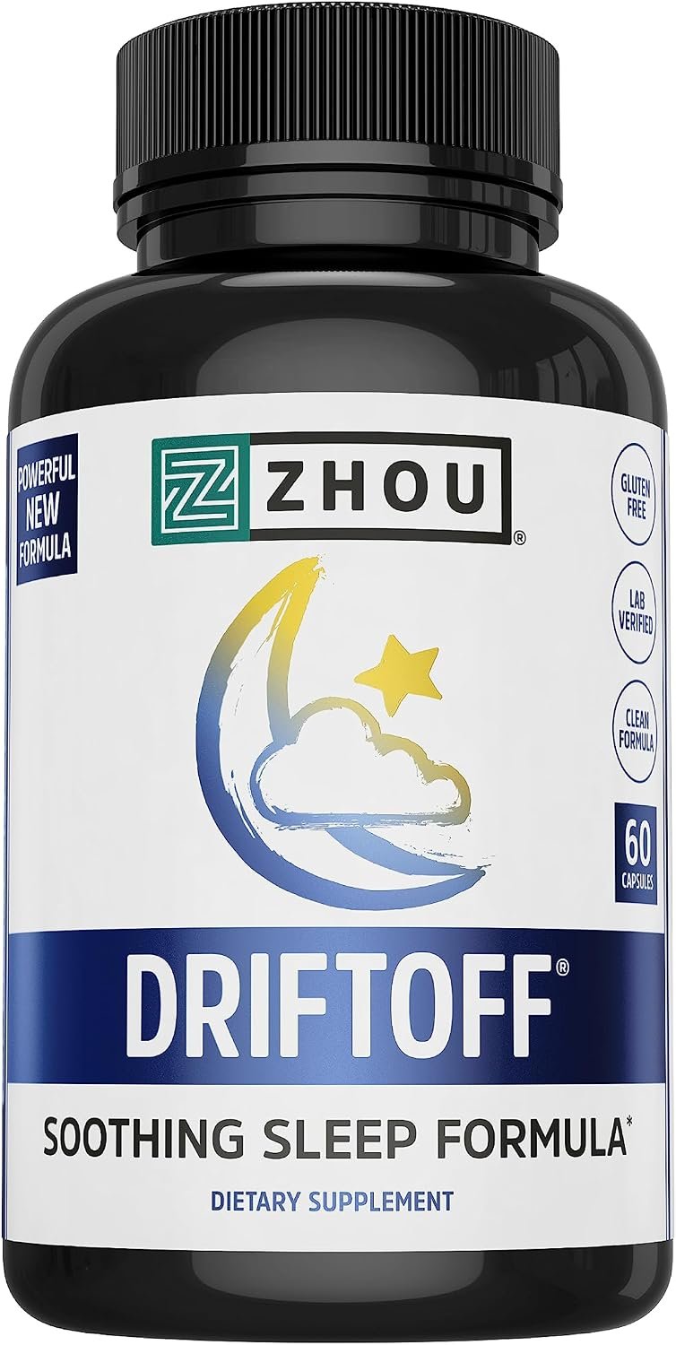 Zhou Driftoff – Nature Inspired Sleep Aid – 60 Veggie Capsules
