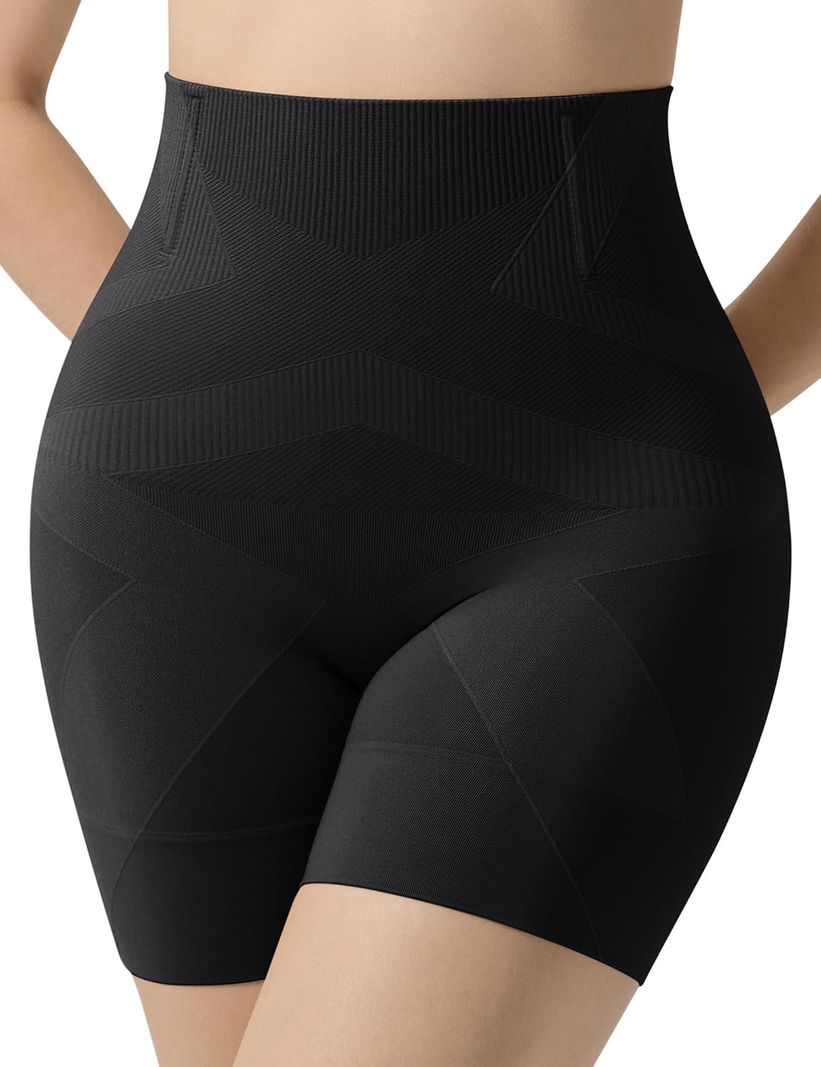 Esa Liang Shapewear Tummy Control for Women Body Shaper High Waisted Shorts | Seamless,Thigh Slimmer,Tummy Control Underwear,for Under Dresses,4 Steel Bones,Breathable,Faja Shapewear