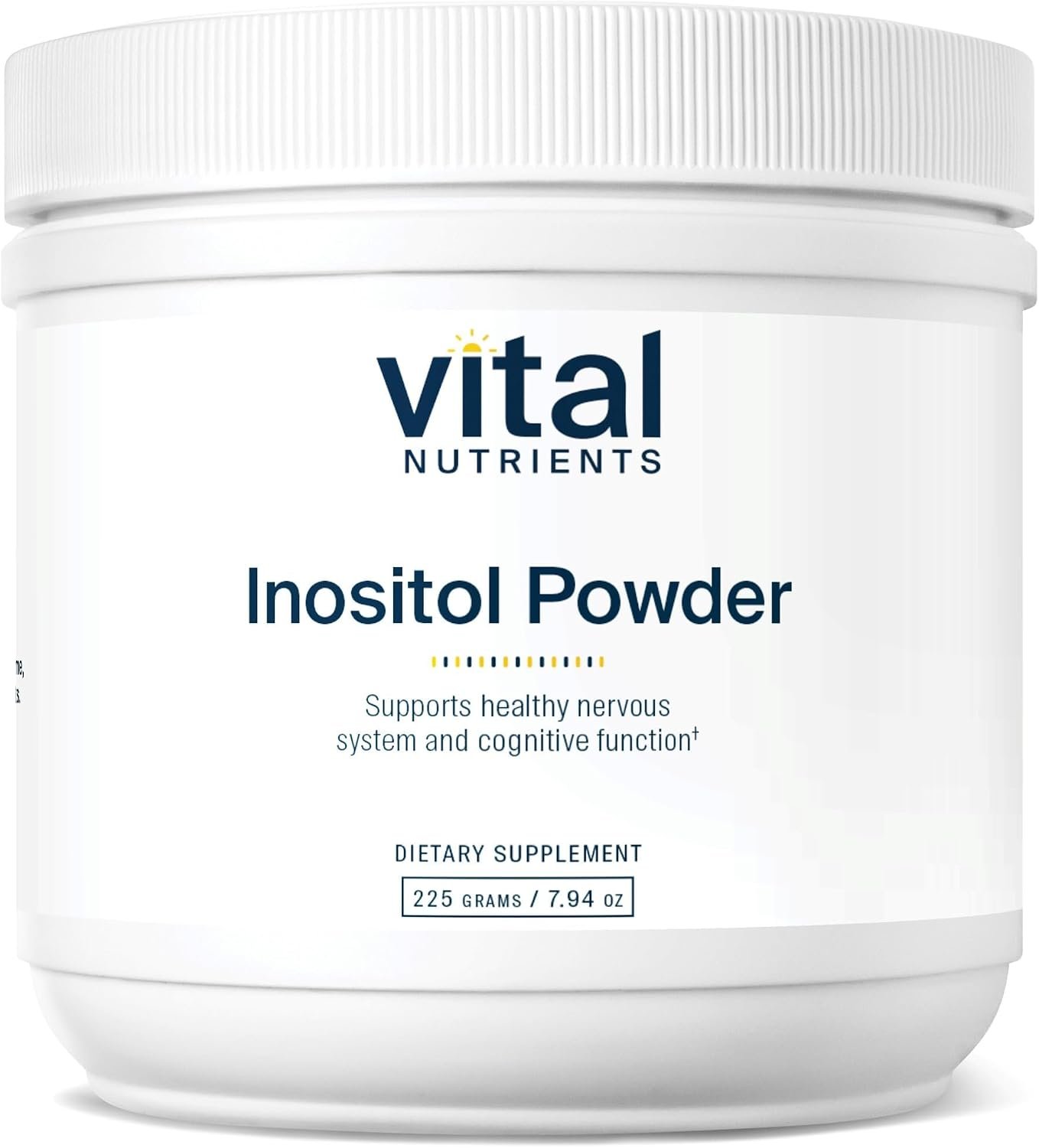 Vital Nutrients Inositol Powder, 56 Servings | Myo-Inositol for Women and Men, Supports Nervous System, Cognitive Function, and Ovarian Function,* Vegan