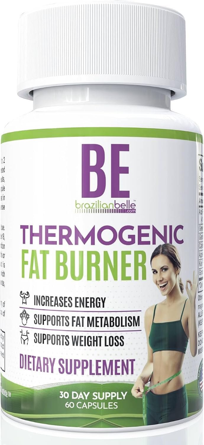 Thermogenic Fat Burner for Women – Advanced Weight Loss Pills with Green Tea, Garcinia Cambogia & Natural Caffeine – Boost Energy, Support Fat Metabolism – 60 Capsules – Made in USA