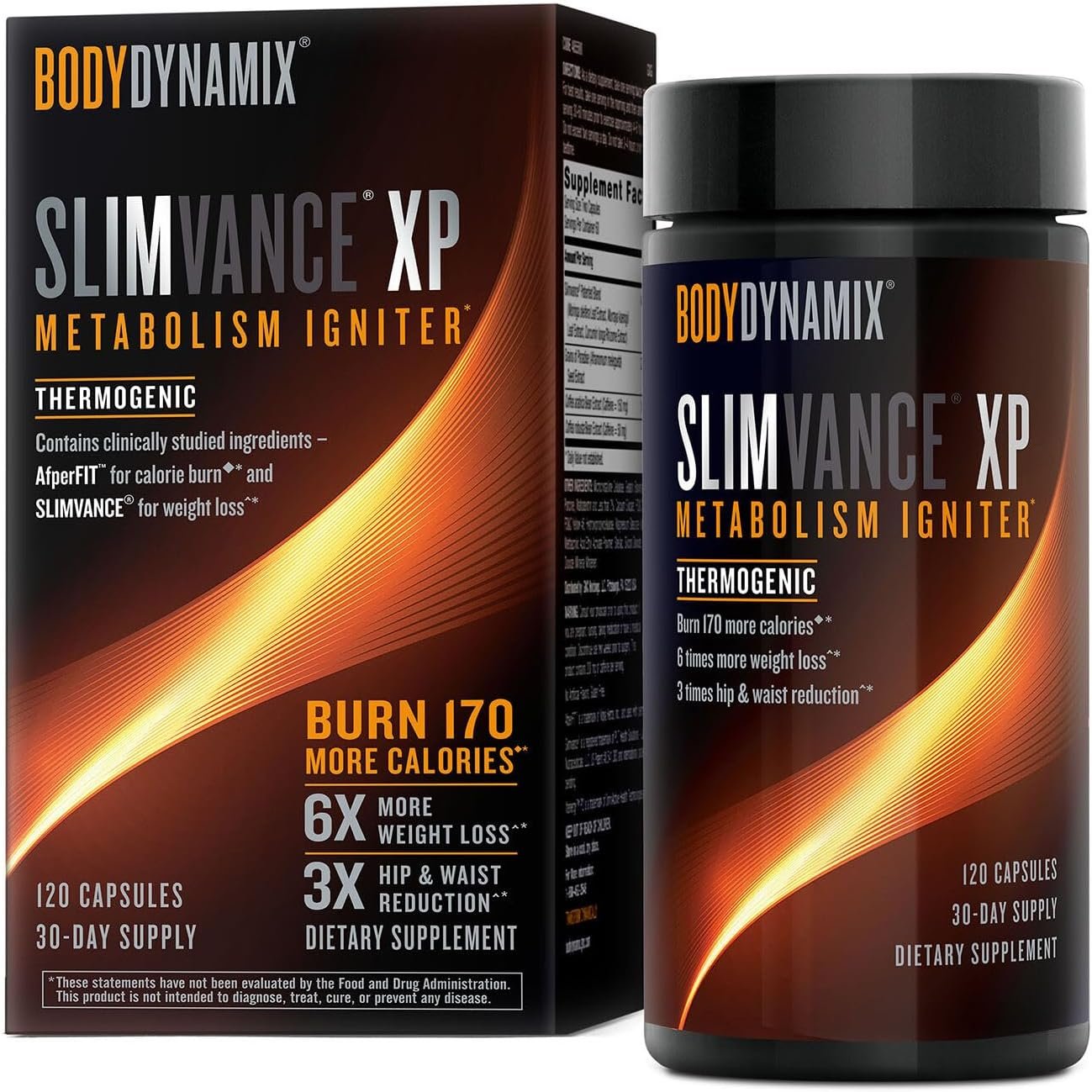 GNC Slimvance XP Metabolism Igniter, 120 Count, 30 Servings | Combines Thermogenics with Clinically Studied Botanicals, Supports Energy and Focus, Aids Weight and Fat Loss