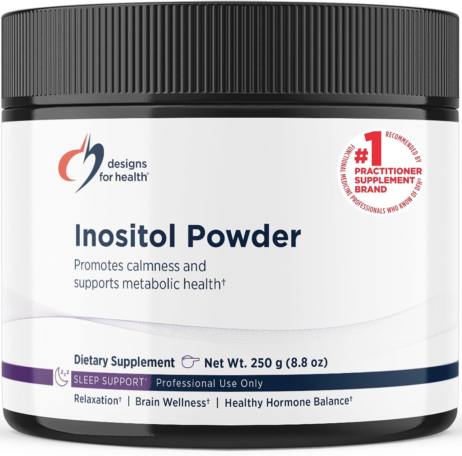 Designs for Health Inositol Powder – Pure 700mg Inositol Supplement to Help Promote Relaxation + Female Hormonal Health – Non-GMO + Gluten Free, Easy Drink Add-in (345 Servings / 250g)