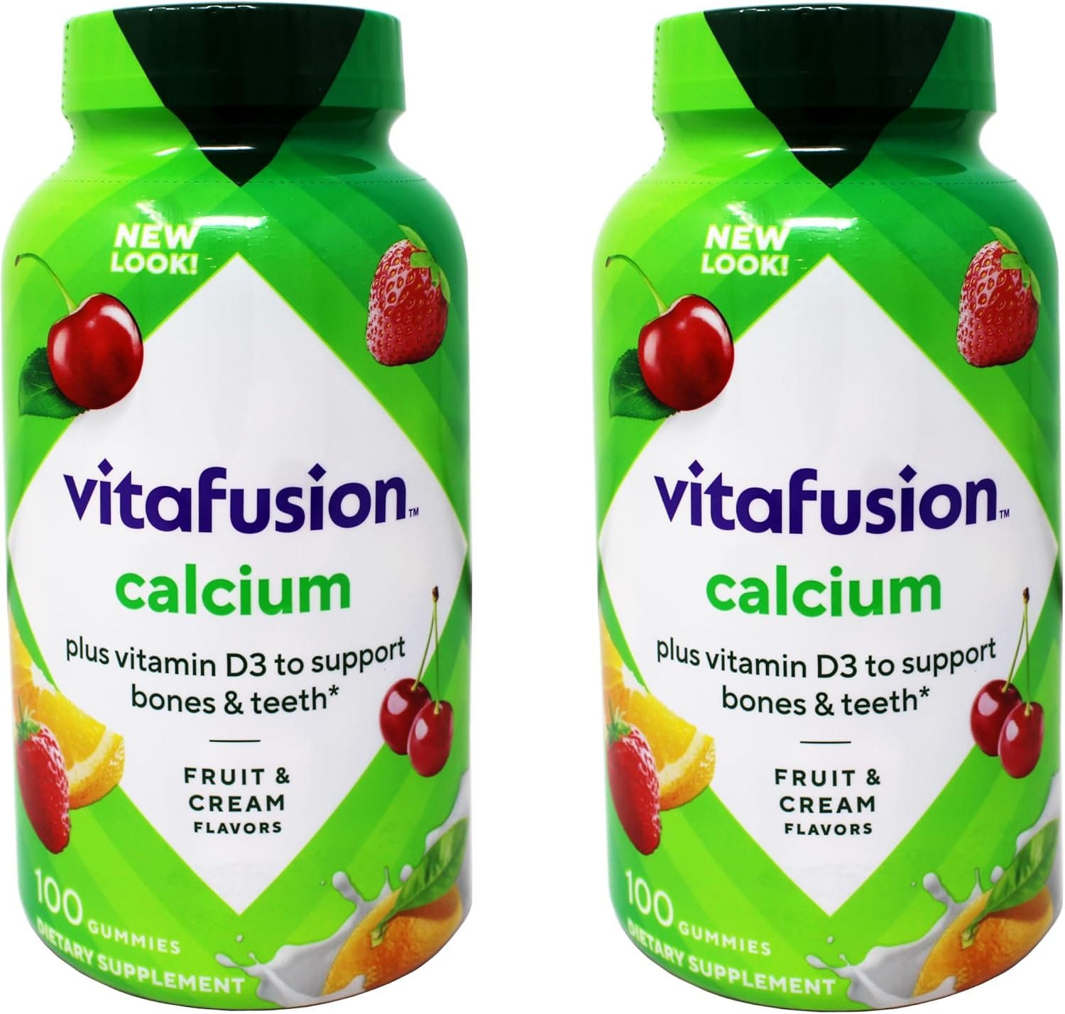 Vitafusion Calcium Gummies | 500mg | 2X 100 Gummy Vitamins