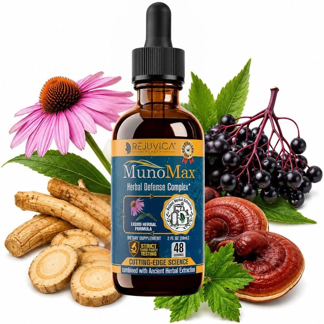 MunoMax – Immune Support Supplement – Echinacea & Astragalus & Shelf Stable