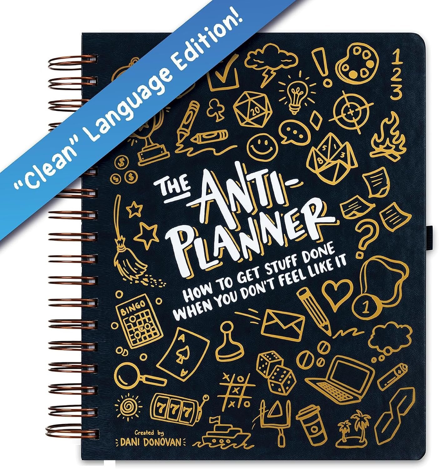 The Anti-Planner: How to Get Stuff Done When You Don’t Feel Like It – 165+ ADHD Tools for Productivity & Cleaning, Adult Activity Book & Planner Alternative, Gifts for Neurodivergent Adults & Women