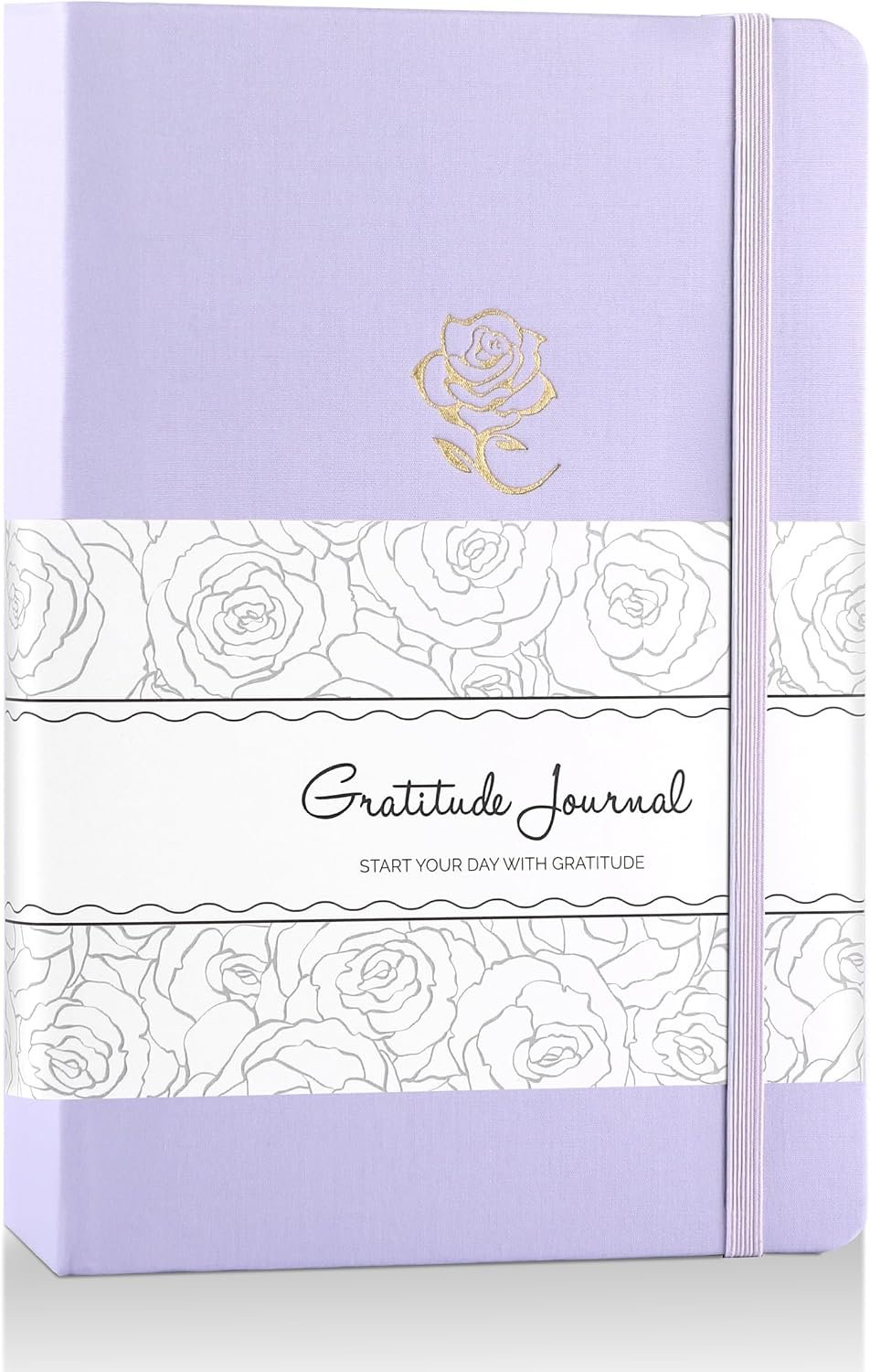 Yoment Gratitude Journal for Women, Guided 5 Minute Self Care Journal | Undated 6-month journal with mindfulness prompts, affirmations, linen hardcover and thick paper for daily reflection.