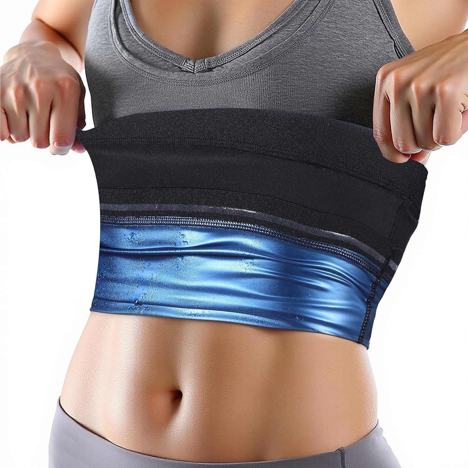 Waist Trimmer for Women, Sweat Sauna Belt Band, Waist Cincher, Sauna Slimming Belt