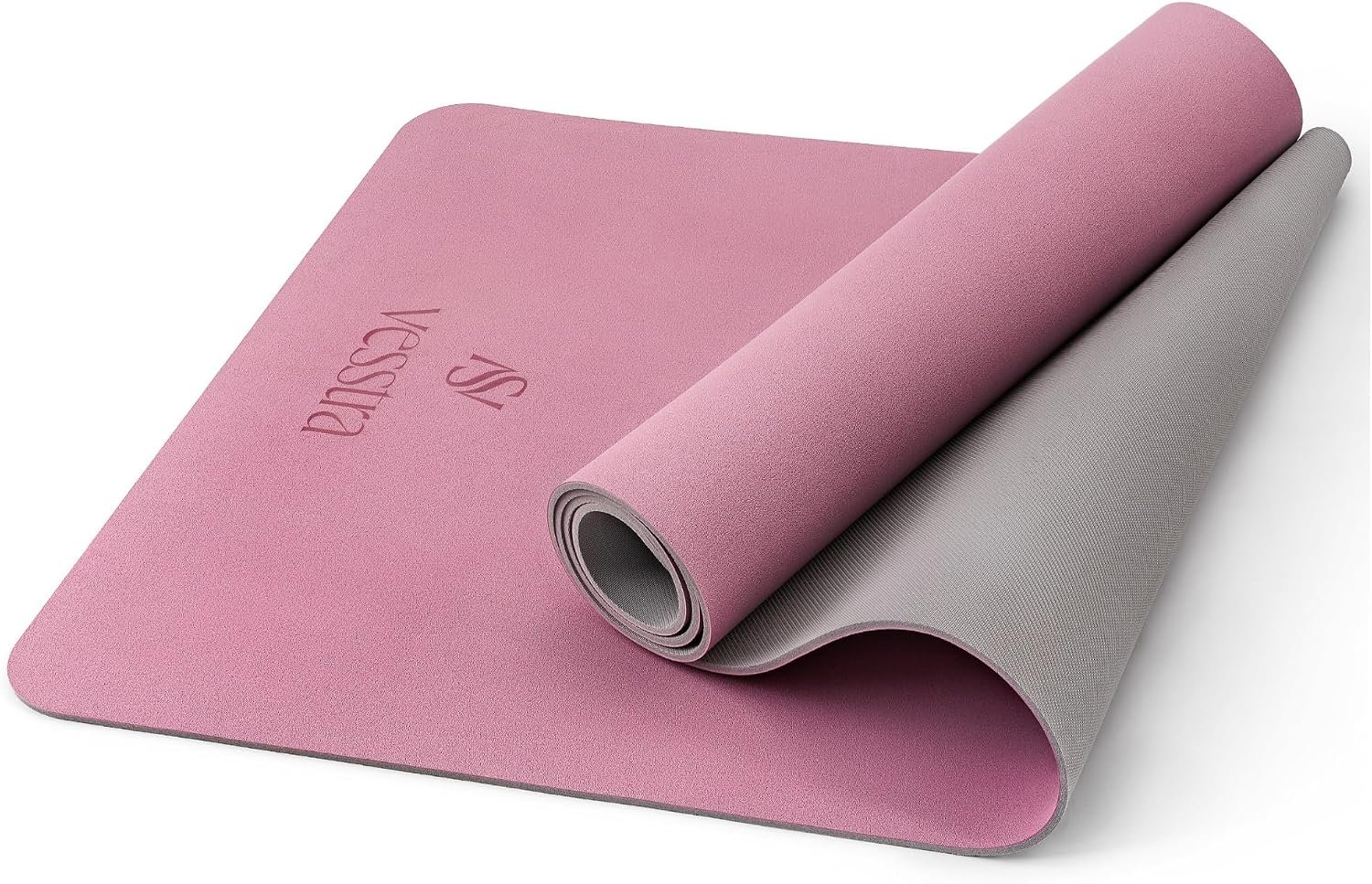 Premium Yoga Mat – Sweat-Activated Non-Slip PU Grip I Natural Rubber Base I 4mm for Yoga, Pilates & Workouts