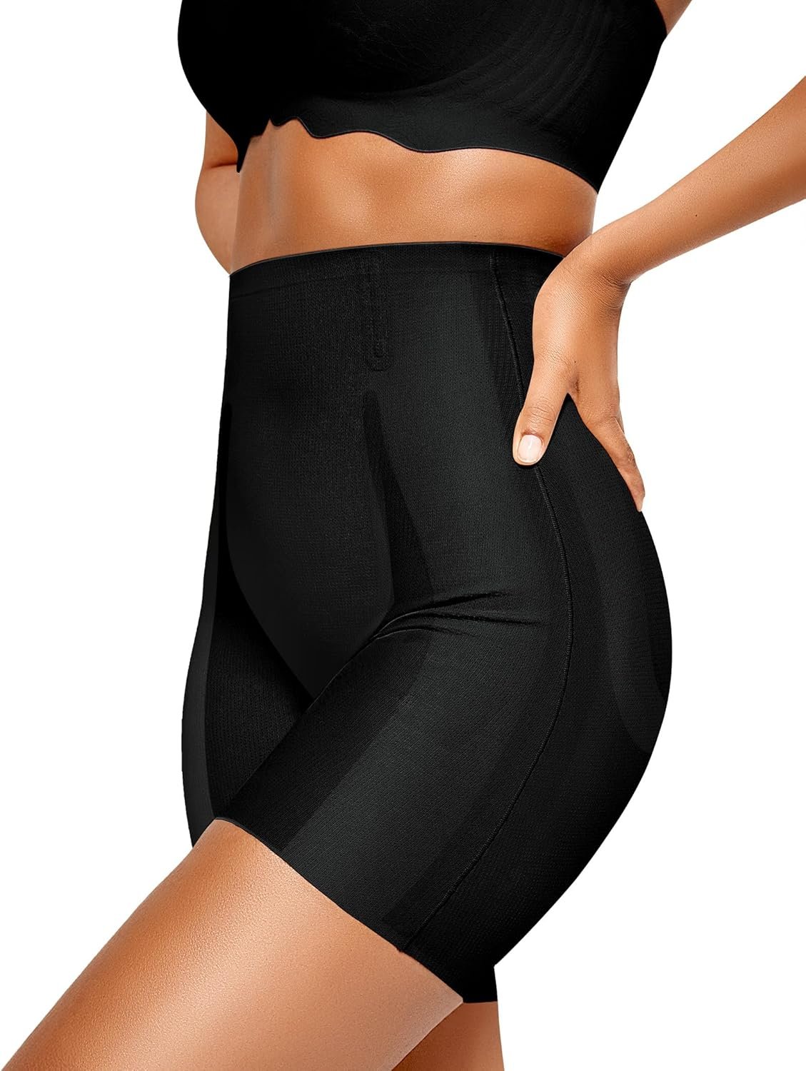 Vertvie Tummy Control Shapewear Shorts Butt Lifting Seamless | Breathable Micro-hole Fabric, High Waisted Body Shaper, Everyday Comfort, Thigh Slimmer, Invisible, Girdles for Under Dresses
